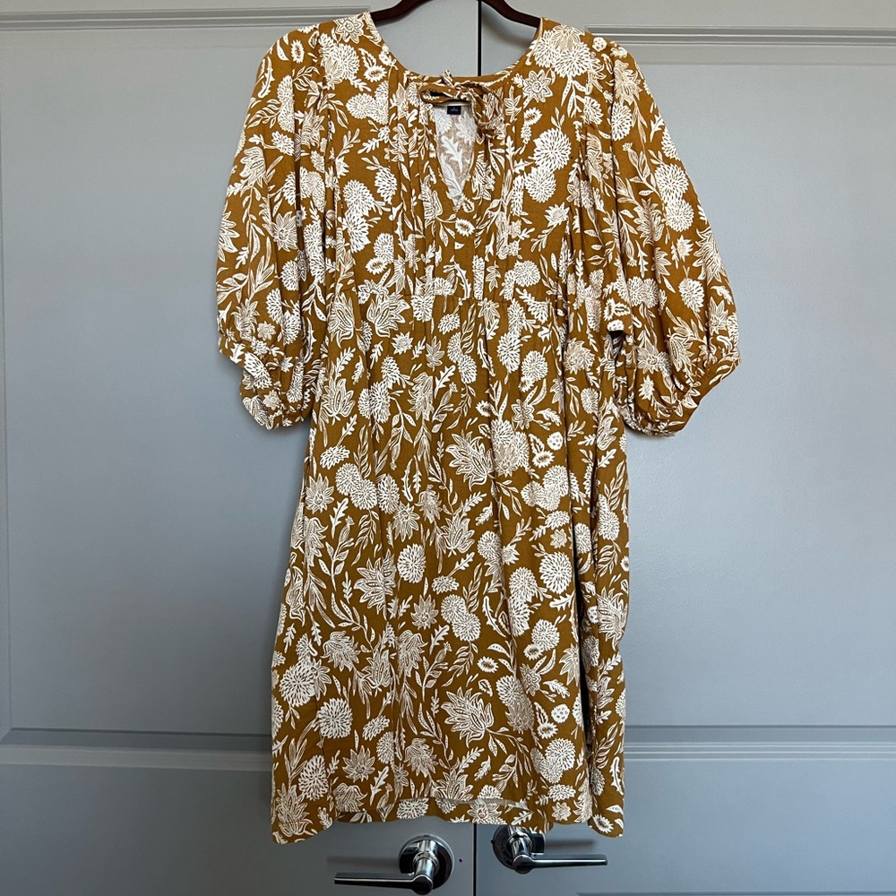 Floral Puff Sleeve Dress